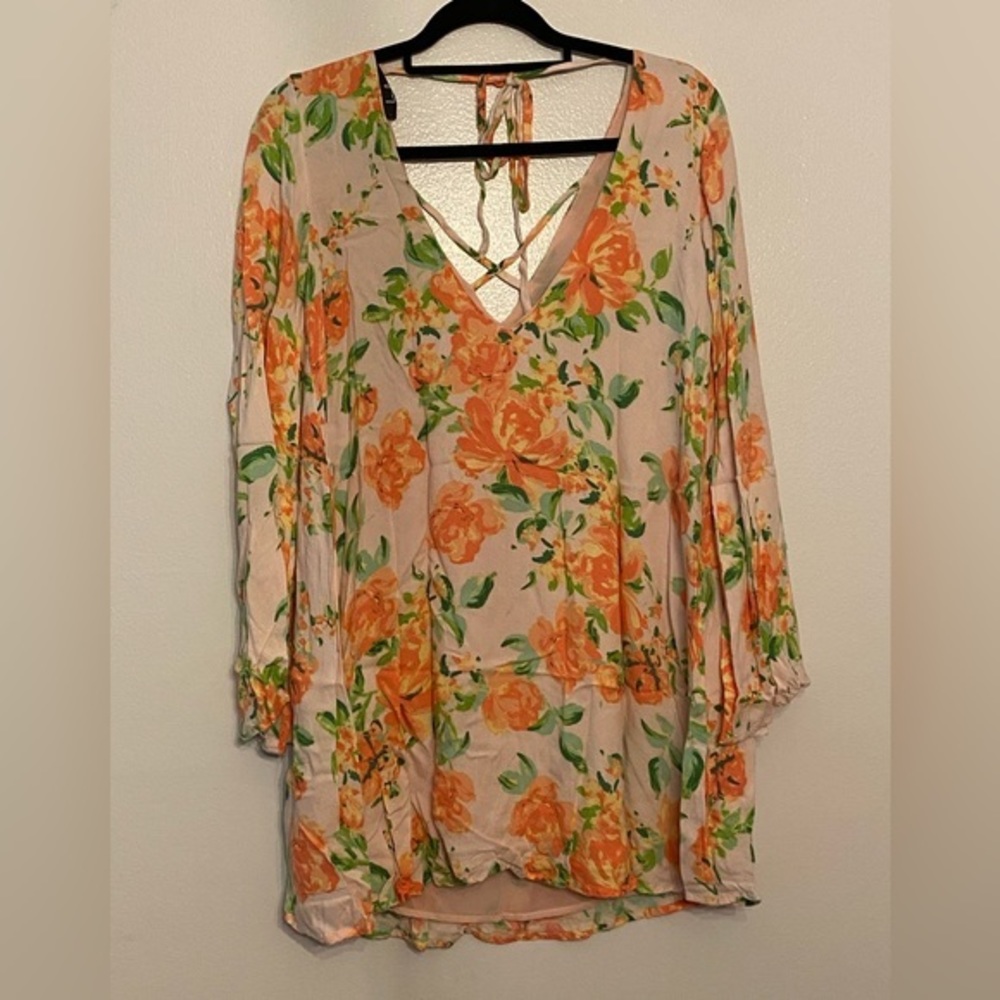 Lulus |‎ Floral Swing Dress